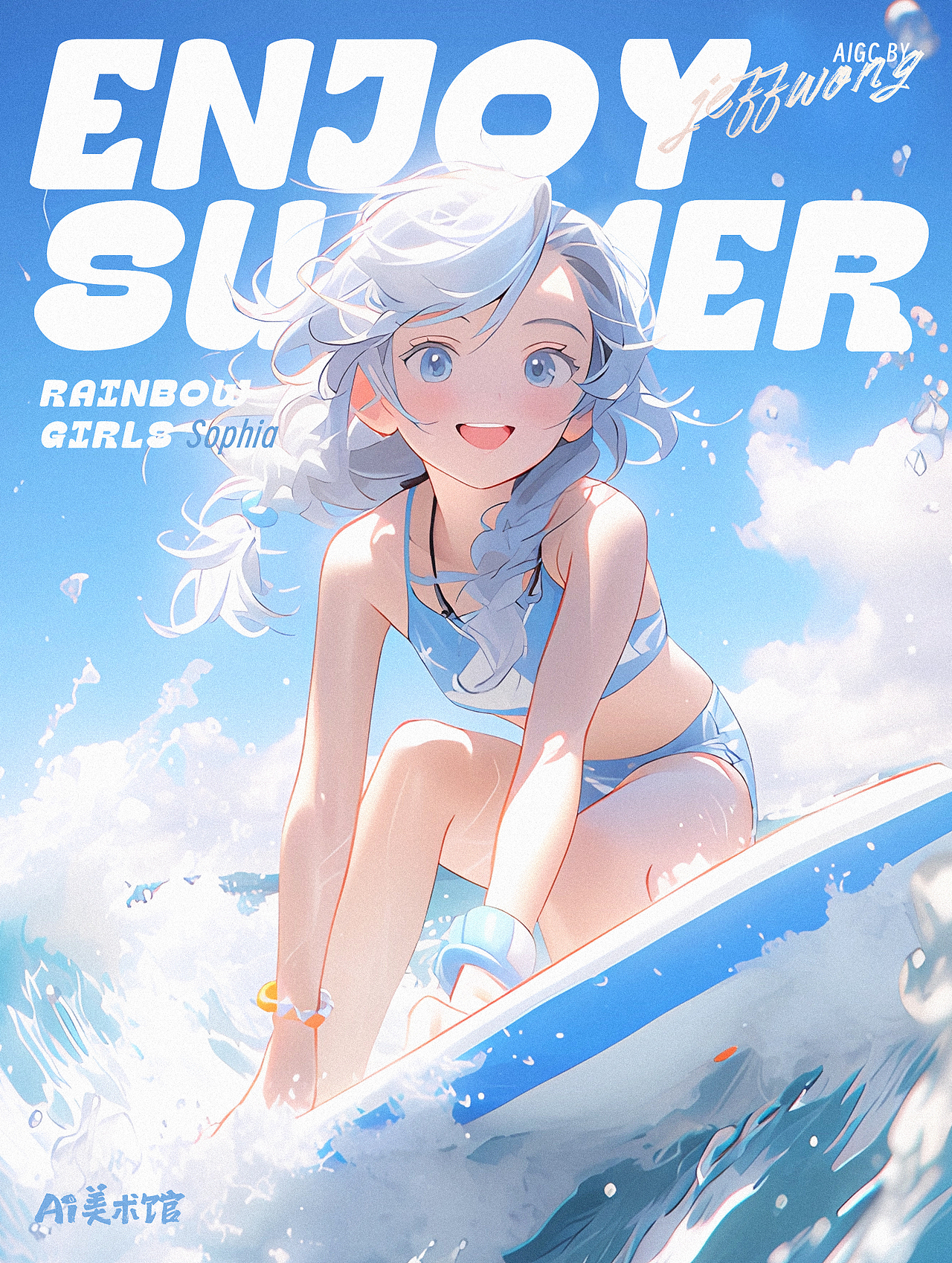 彩虹少女 Rainbow Girls 九位女孩清凉出道！（图ZMzkwNTcyMDU2） - IP形象 - 站酷设计师Jeff杰夫原创素材 - 站酷ZCOOL