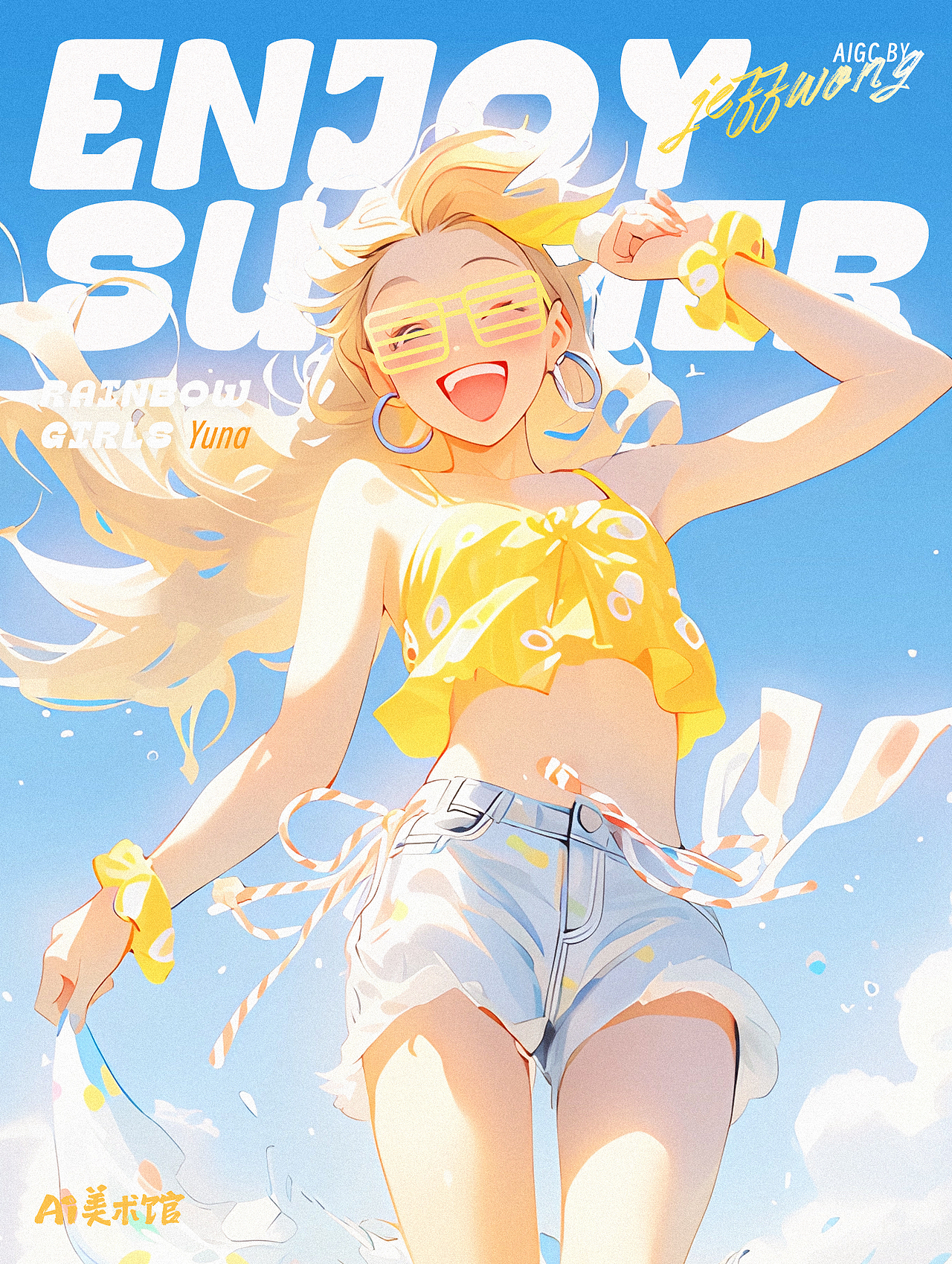 彩虹少女 Rainbow Girls 九位女孩清凉出道！（图ZMzkwNTcyMDYw） - IP形象 - 站酷设计师Jeff杰夫原创素材 - 站酷ZCOOL