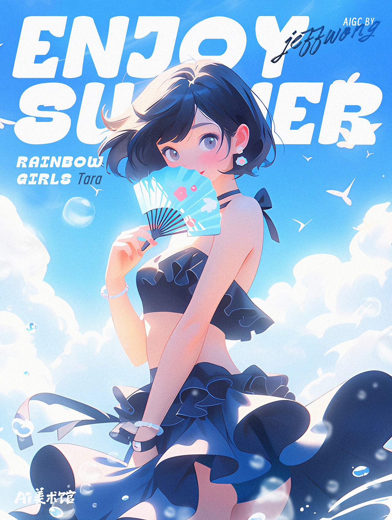 彩虹少女 Rainbow Girls 九位女孩清凉出道！（图ZMzkwNTcyMDI4） - IP形象 - 站酷设计师Jeff杰夫原创素材 - 站酷ZCOOL