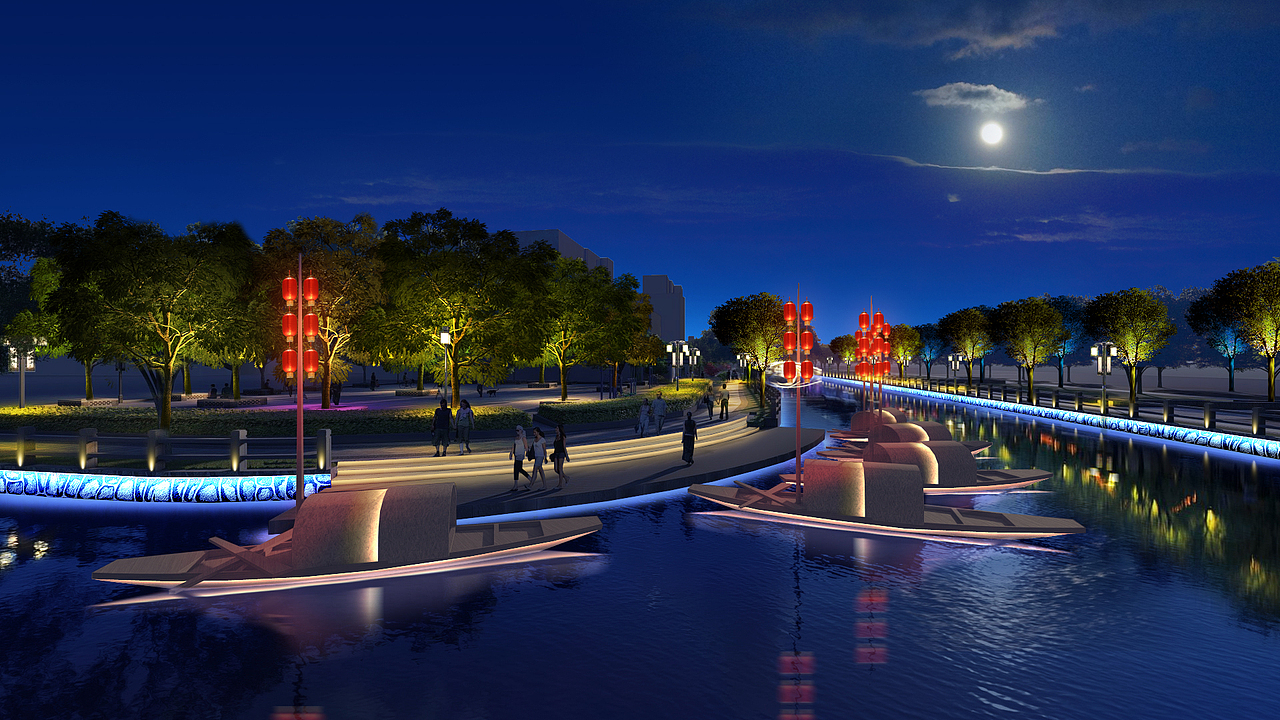 邓州古城灯光部分设计（图ZMzkwNTg0Njc2） - 建筑设计 - 站酷设计师肥龙凤舞原创素材 - 站酷ZCOOL