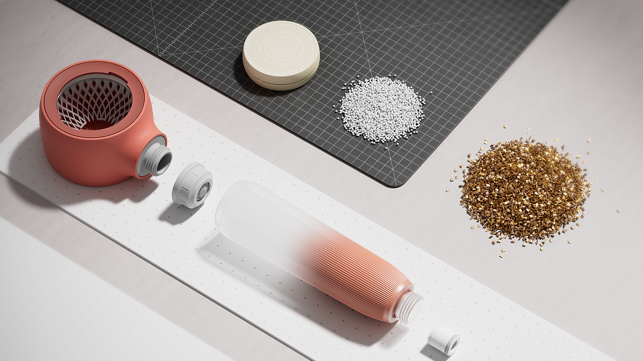 KDF长效除氯花洒产品动画