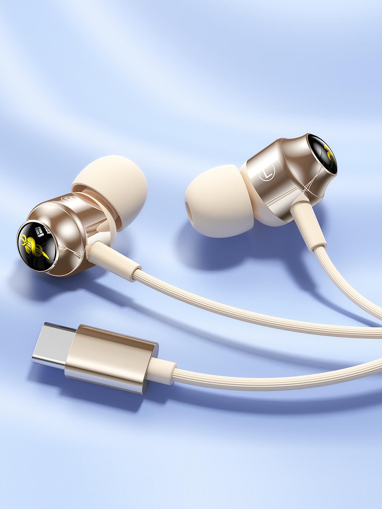 有线耳机 × 产品建模 效果图渲染