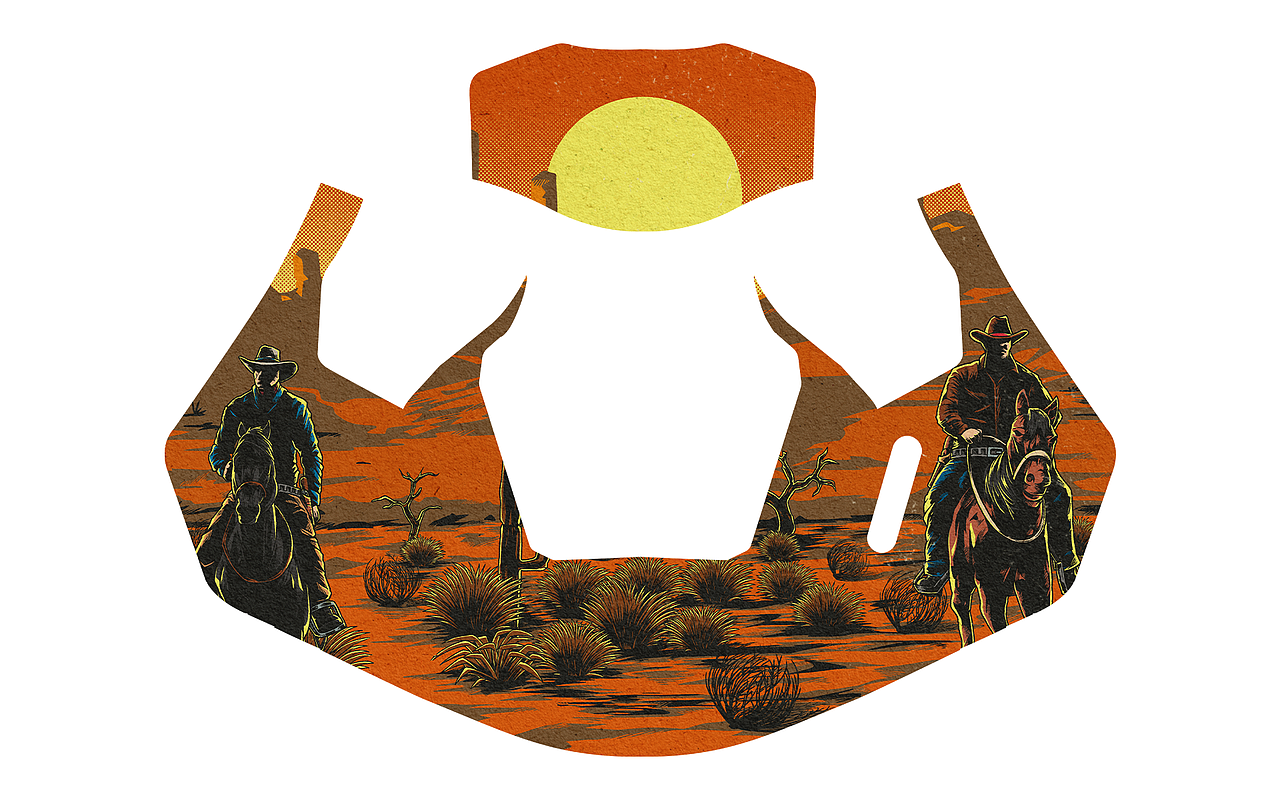 国际插画设计欧美暗黑动漫写实风格产品外观插画图案