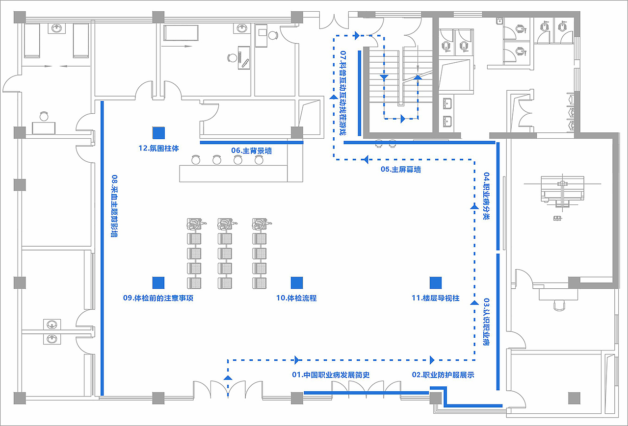 海南省海口市（职业病防治院）科普基地策划设计（图ZMzkwNTk4NzM2） - 展陈设计 - 站酷设计师cbd设计原创素材 - 站酷ZCOOL