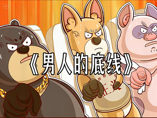【男人的底线】创意条漫&短篇动画