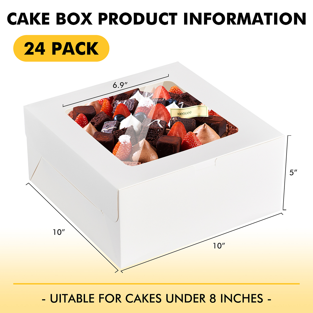 跨境电商亚马逊蛋糕盒图素