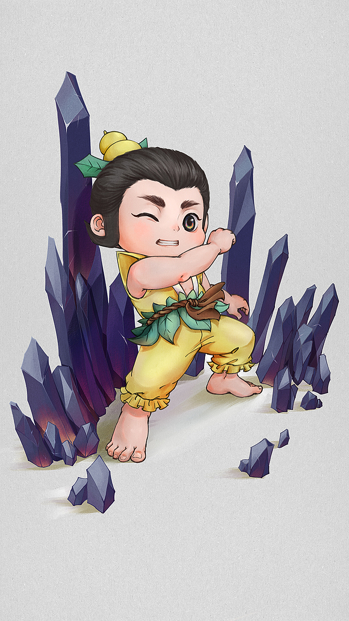 葫蘆娃立繪+海報（圖ZMzkwNjI4NDE2） - 游戲原畫 - 站酷設計師金梧瞳原創(chuàng)素材 - 站酷ZCOOL