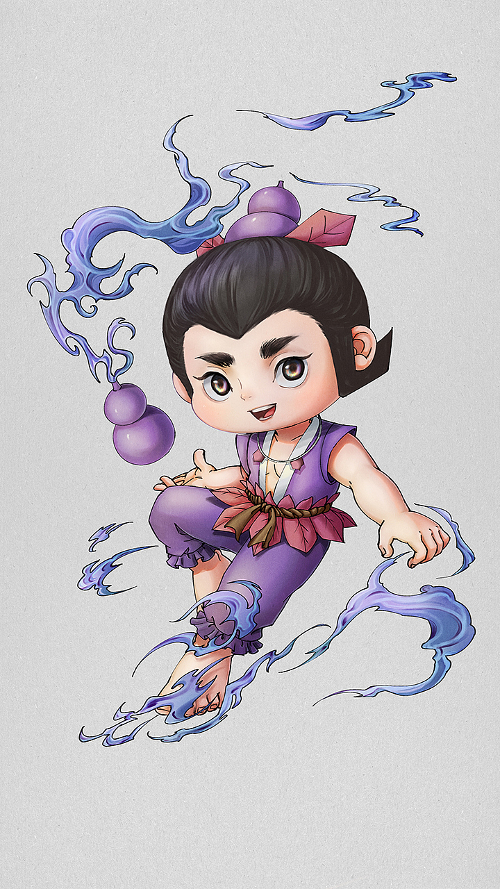 葫蘆娃立繪+海報（圖ZMzkwNjI4NDMy） - 游戲原畫 - 站酷設計師金梧瞳原創(chuàng)素材 - 站酷ZCOOL