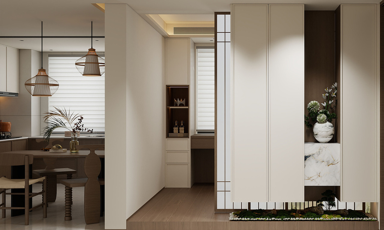 《增城·宋雅》120㎡平层新中式实装案例