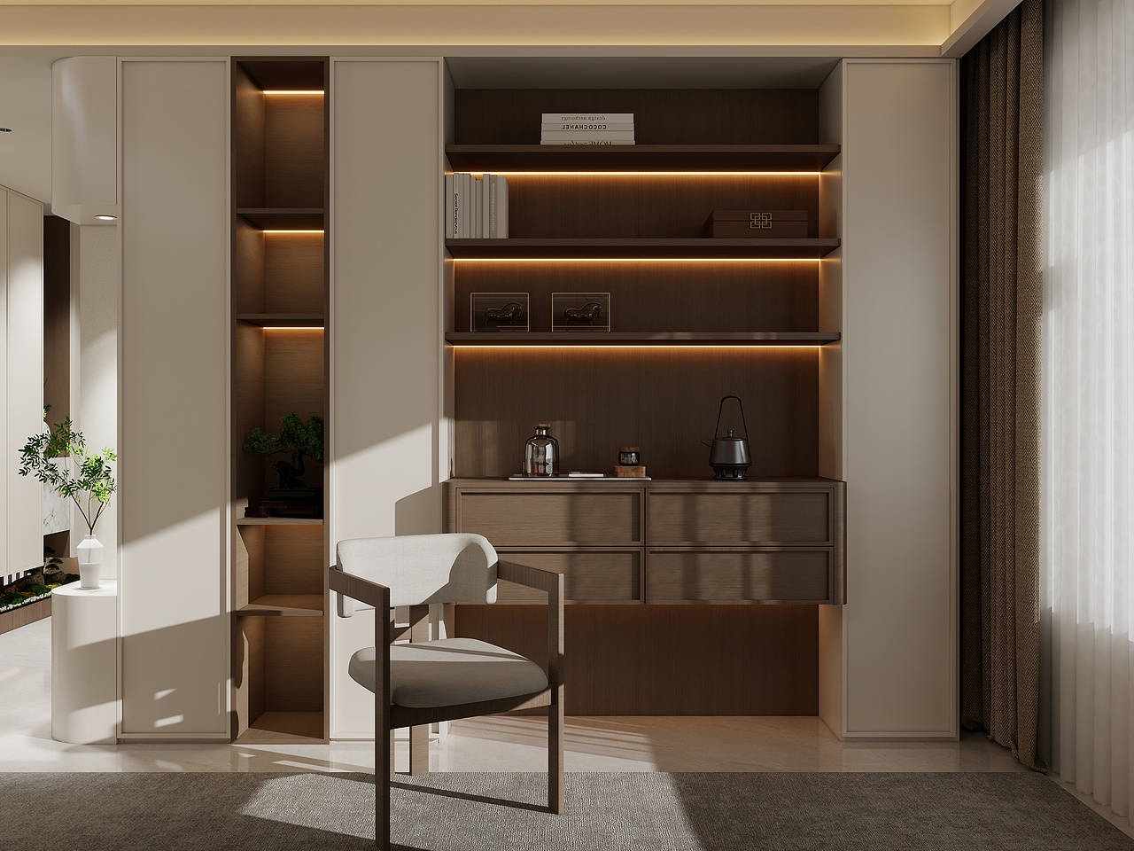 《增城·宋雅》120㎡平层新中式实装案例