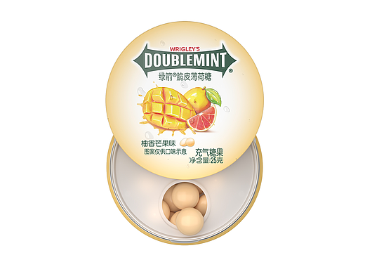 绿箭脆皮薄荷糖