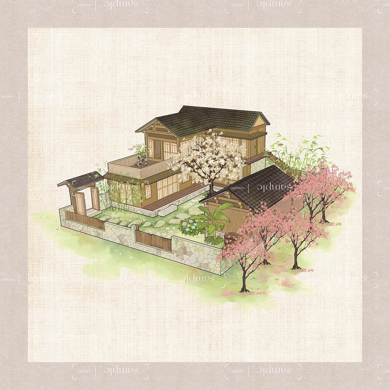 中国风的oc小屋