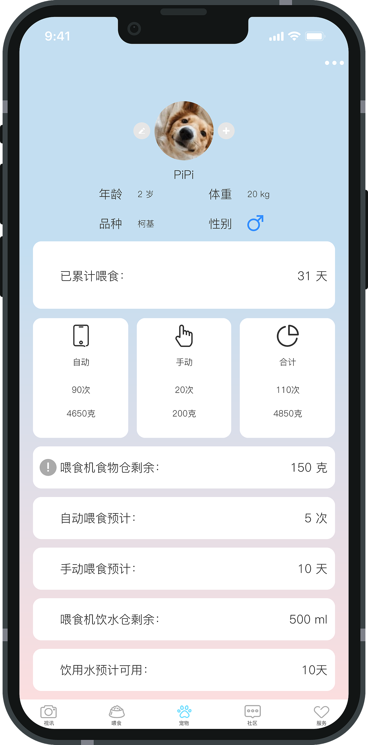 宠物喂食机产品设计及APP设计（2018年）（图ZMzkwNjU1MDk2） - 电子产品 - 站酷设计师发现好设计原创素材 - 站酷ZCOOL