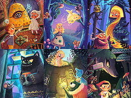 格林童話 系列作品 | 原創(chuàng)插畫|兒童插畫