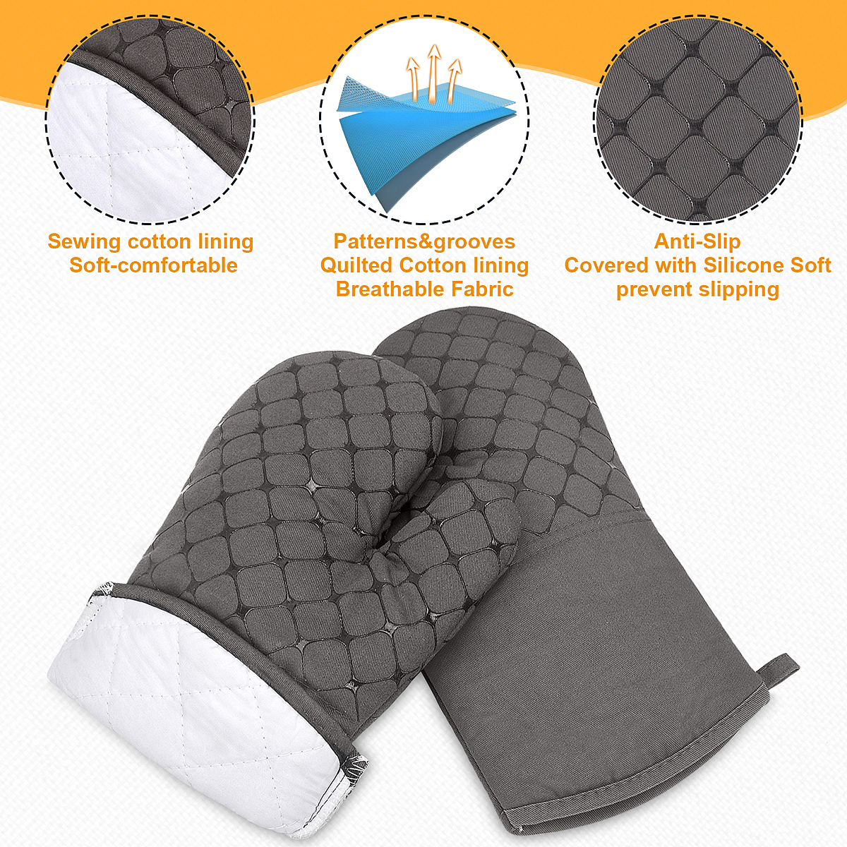 亚马逊-烤箱防烫手套-厨房用品-美国站