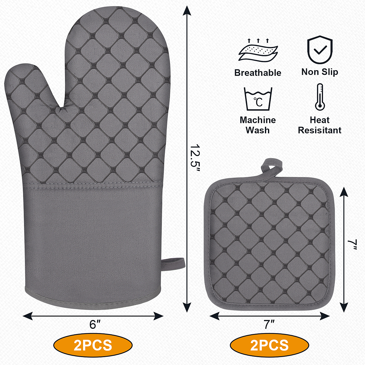 亚马逊-烤箱防烫手套-厨房用品-美国站