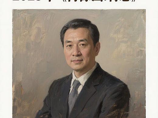 张超凡肖像油画《蒋总》2025 雨露麻