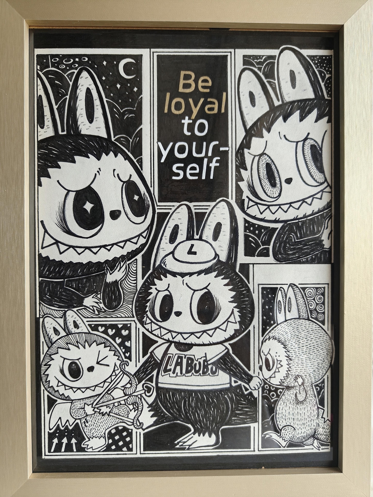 用网图做了labubu插画（图ZMzkwNjYzNjcy） - 创作习作 - 站酷设计师豹尾壁虎原创素材 - 站酷ZCOOL