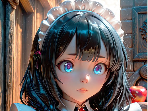 插画 女仆