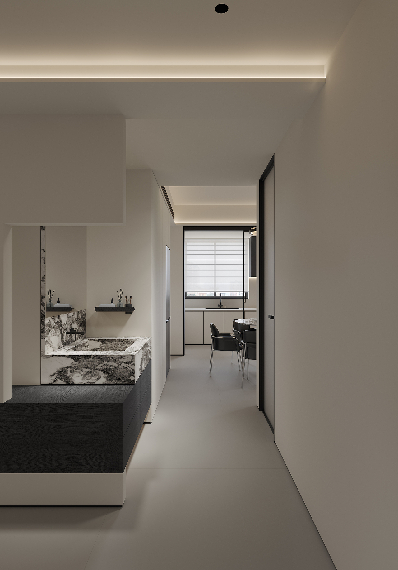 现代极简客餐厅（图ZMzkwNjcwODEy） - 家装设计 - 站酷设计师彦霖视觉空间原创素材 - 站酷ZCOOL