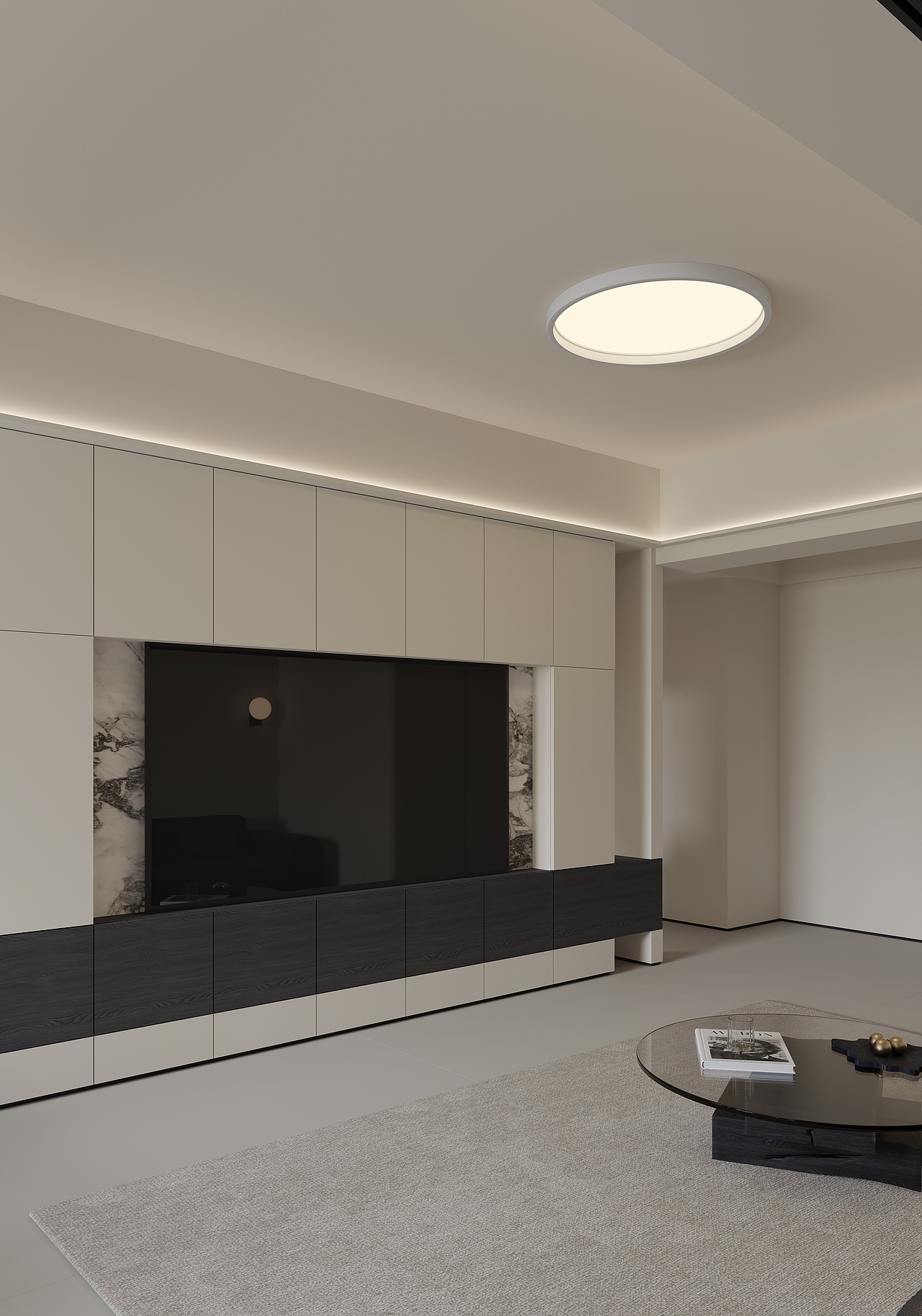 现代极简客餐厅（图ZMzkwNjcwODIw） - 家装设计 - 站酷设计师彦霖视觉空间原创素材 - 站酷ZCOOL