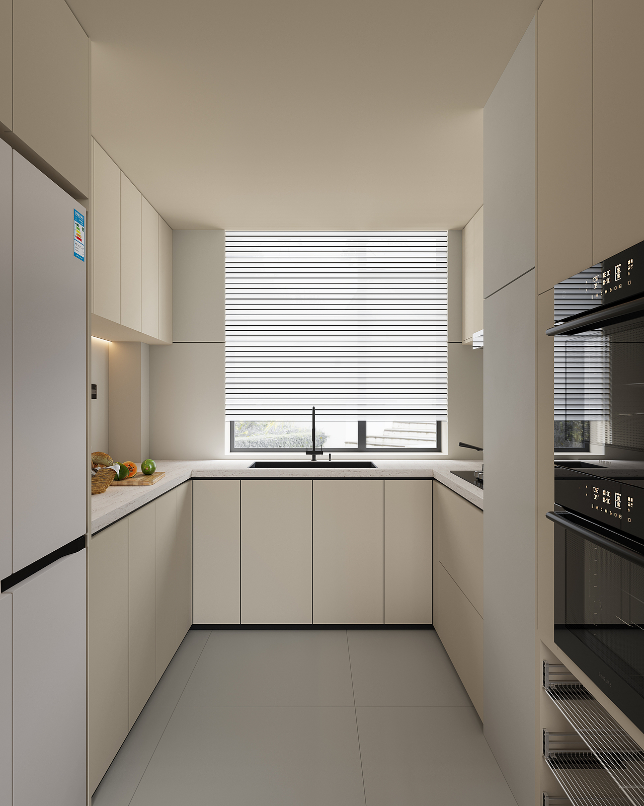 奶油原木客餐厅-家装