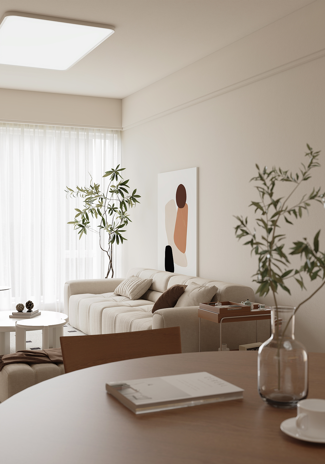 日式奶油风设计（图ZMzkwNjczNTQw） - 家装设计 - 站酷设计师效果表现原创素材 - 站酷ZCOOL