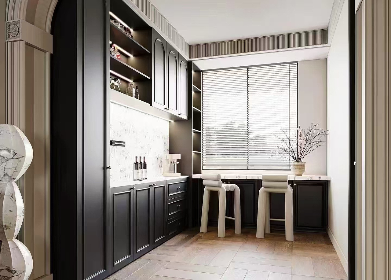 法式别墅#满满的高级感🍃（图ZMzkwNjczOTk2） - 家装设计 - 站酷设计师Z464146166原创素材 - 站酷ZCOOL