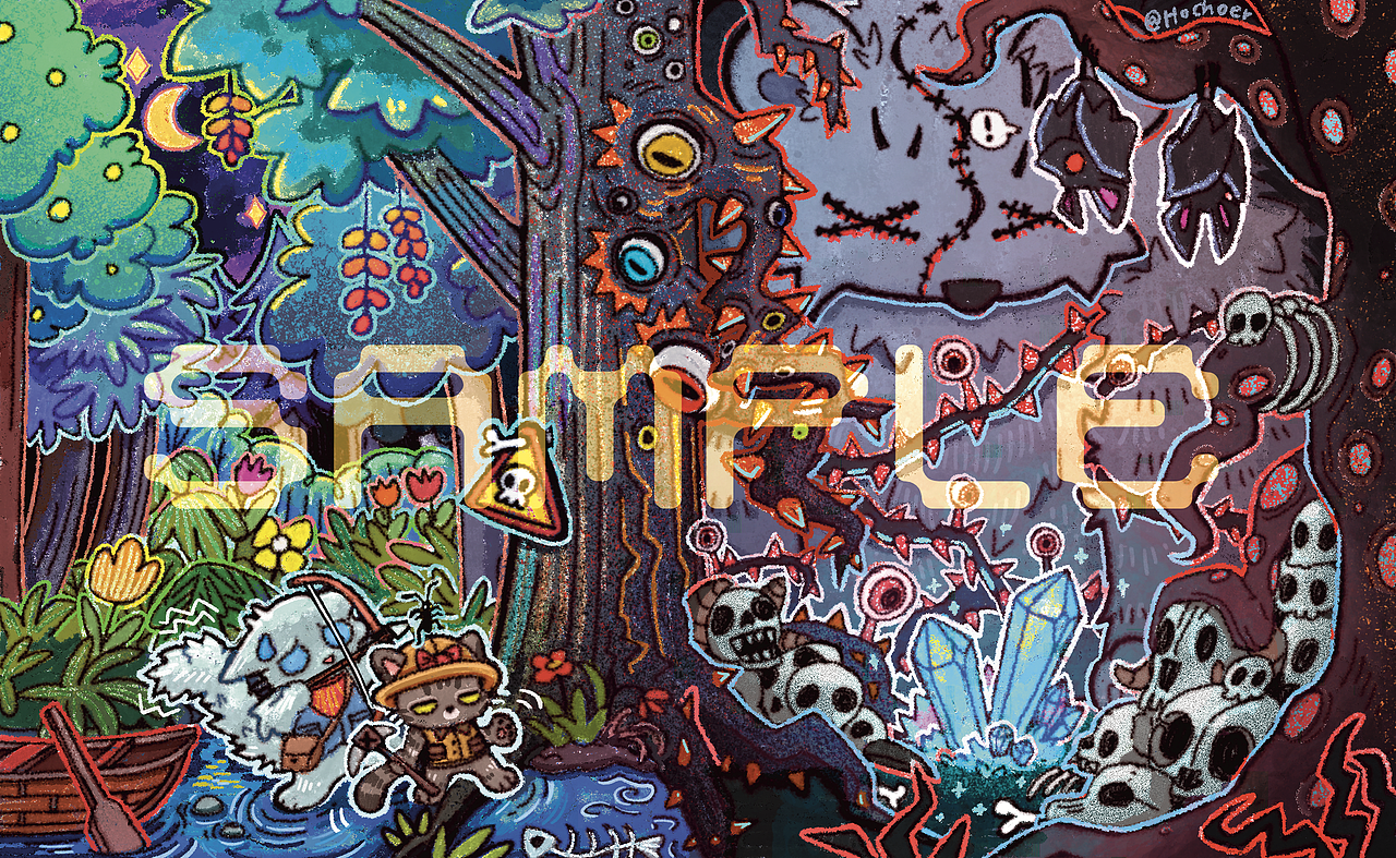 《小猫冒险》约稿展示