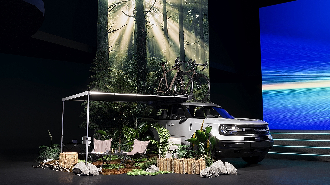 捷途汽车海外经销商大会（图ZMzkwNjkzMTAw） - 建筑/空间 - 站酷设计师abanye原创素材 - 站酷ZCOOL