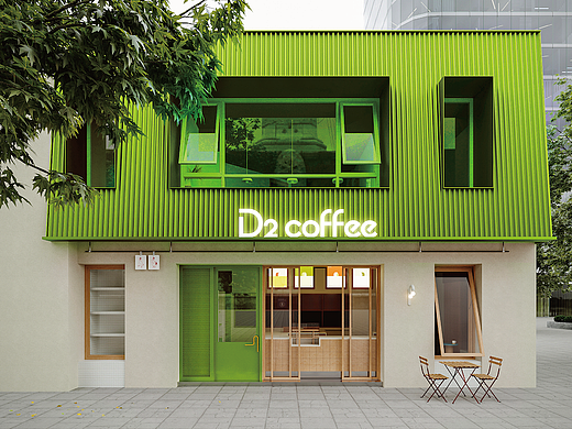 D2 coffee咖啡店的品牌视觉设计
