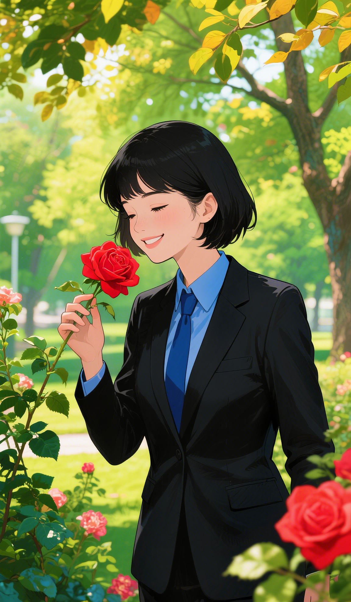 插画#微笑#阳光#自然#大地