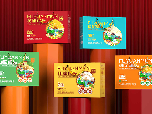 深州特产｜万鑫食品罐头包装设计