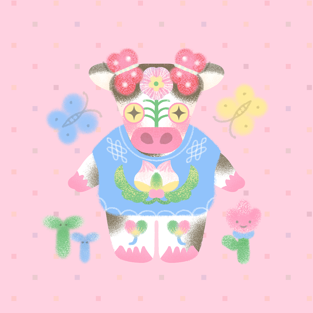 牛??（圖ZMzkwNzAxMTQw） - 創(chuàng)作習作 - 站酷設(shè)計師貓小燕原創(chuàng)素材 - 站酷ZCOOL