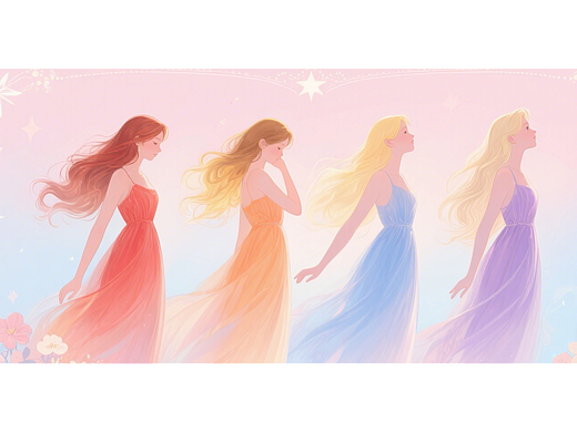图片二次创作为唯美插画风格