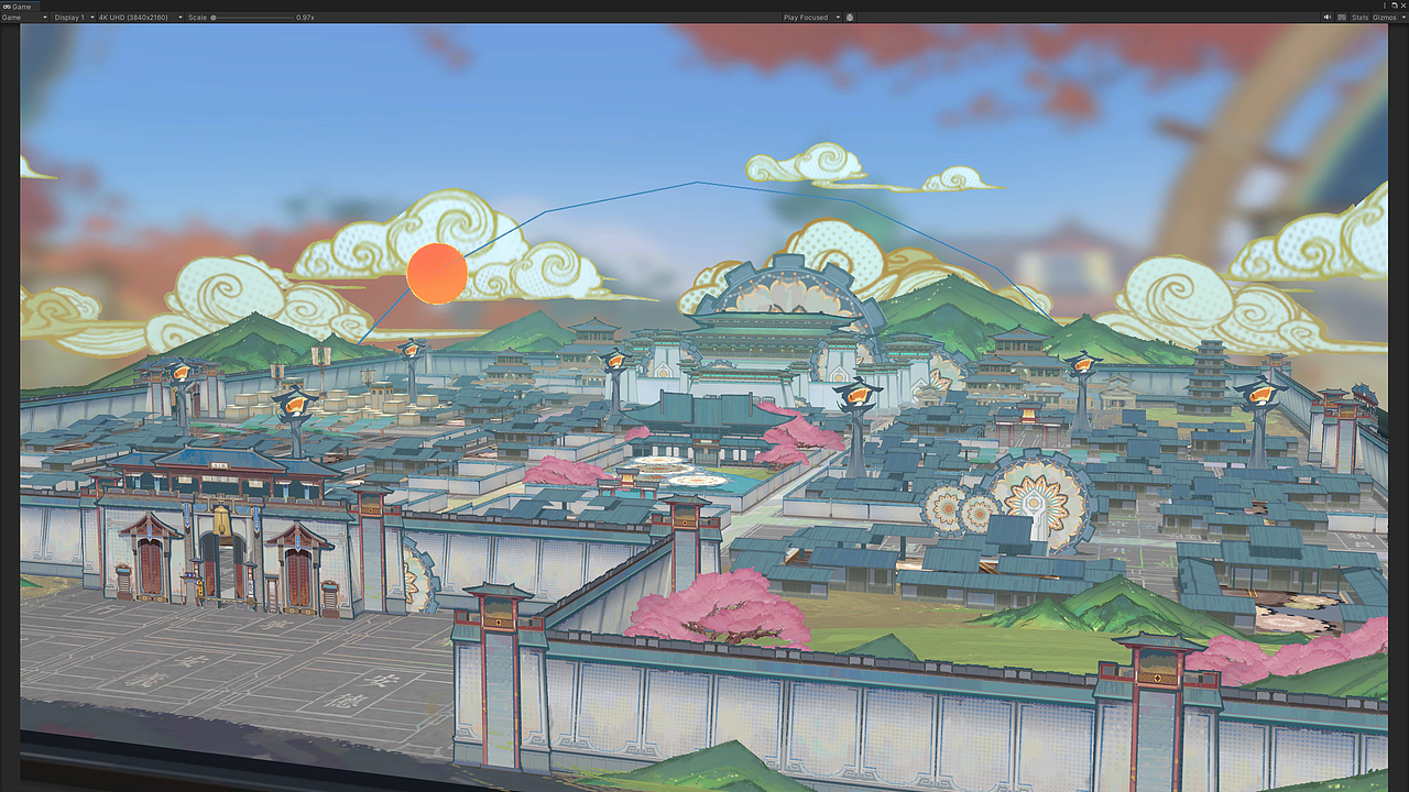 沙盘场景精修前