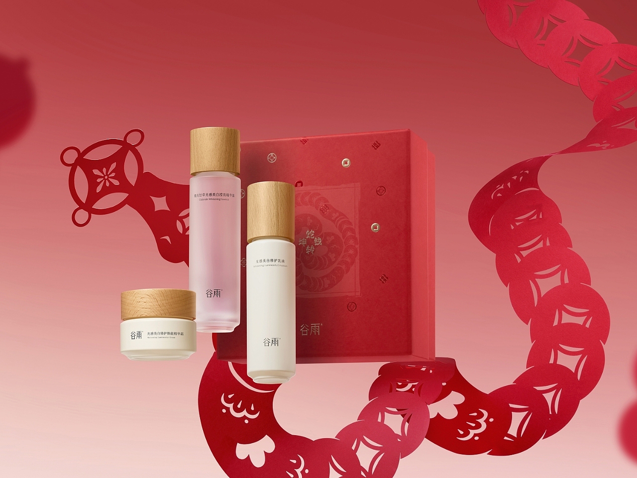 美妆KV海报修图