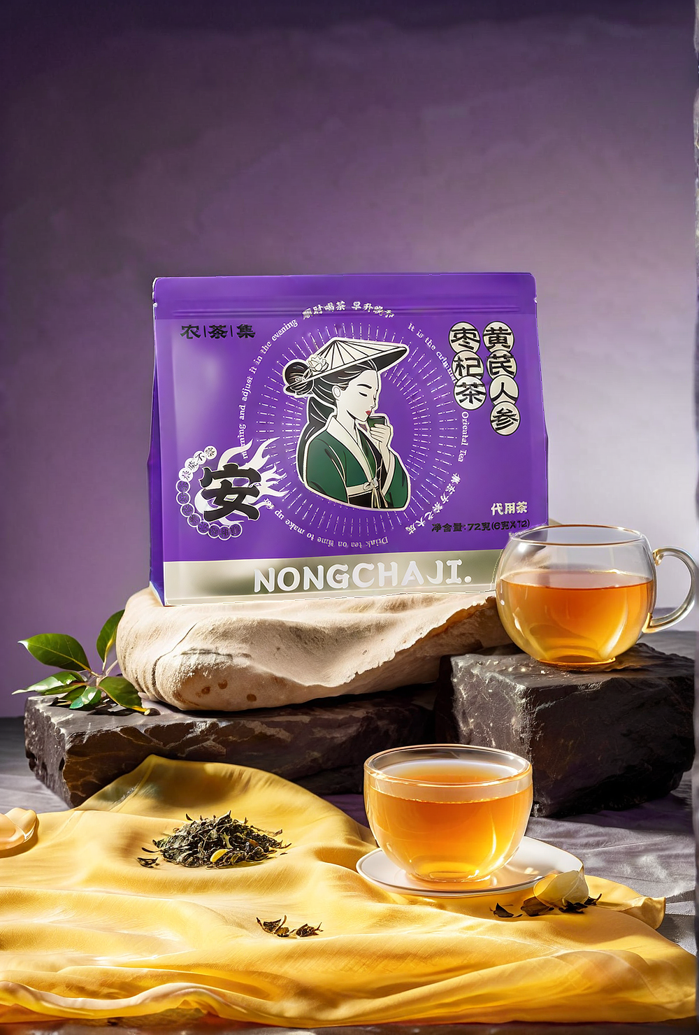 农茶集茶饮品牌包装视觉