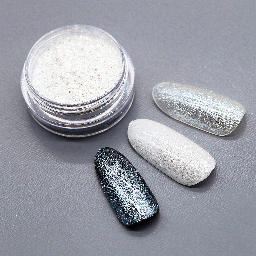 赛博朋克风白蓝金属色