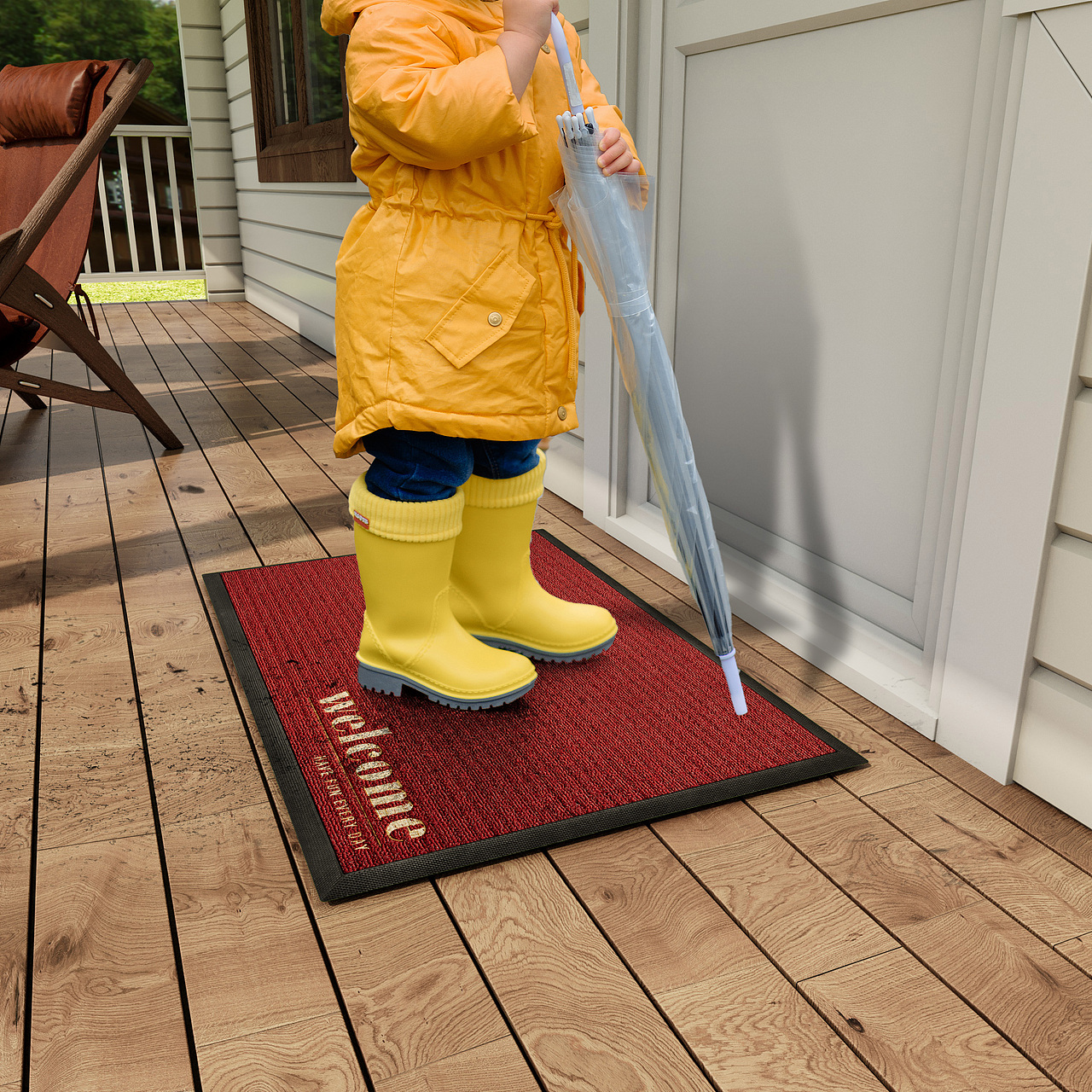 2024亚马逊地垫类目主页&A+（建模渲染）