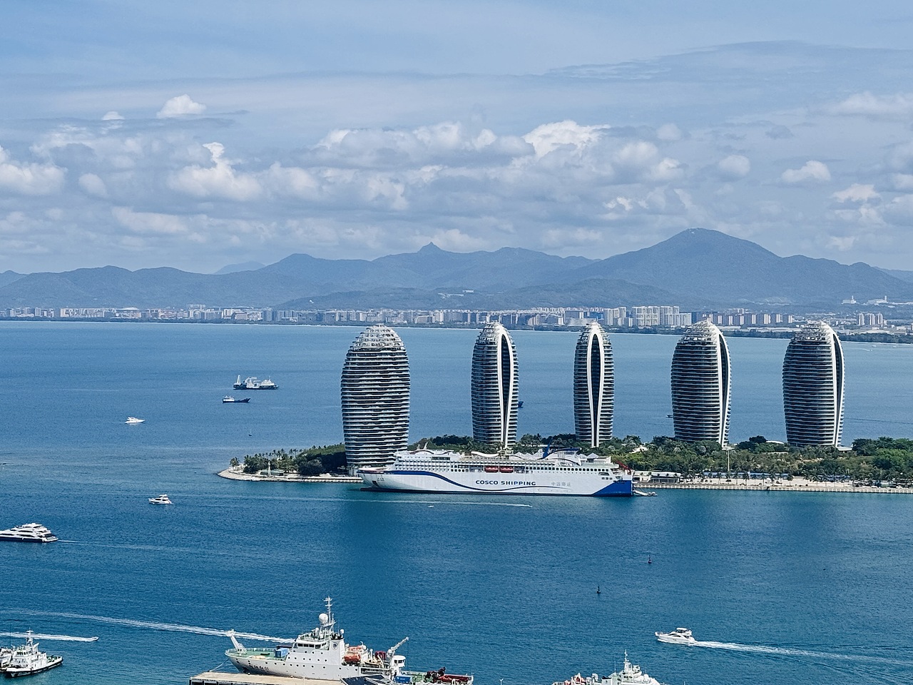 海、三亚、游船、游艇