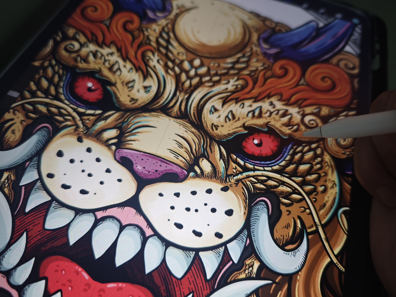 2025.05.19龙九子系列之毣余板绘狻猊