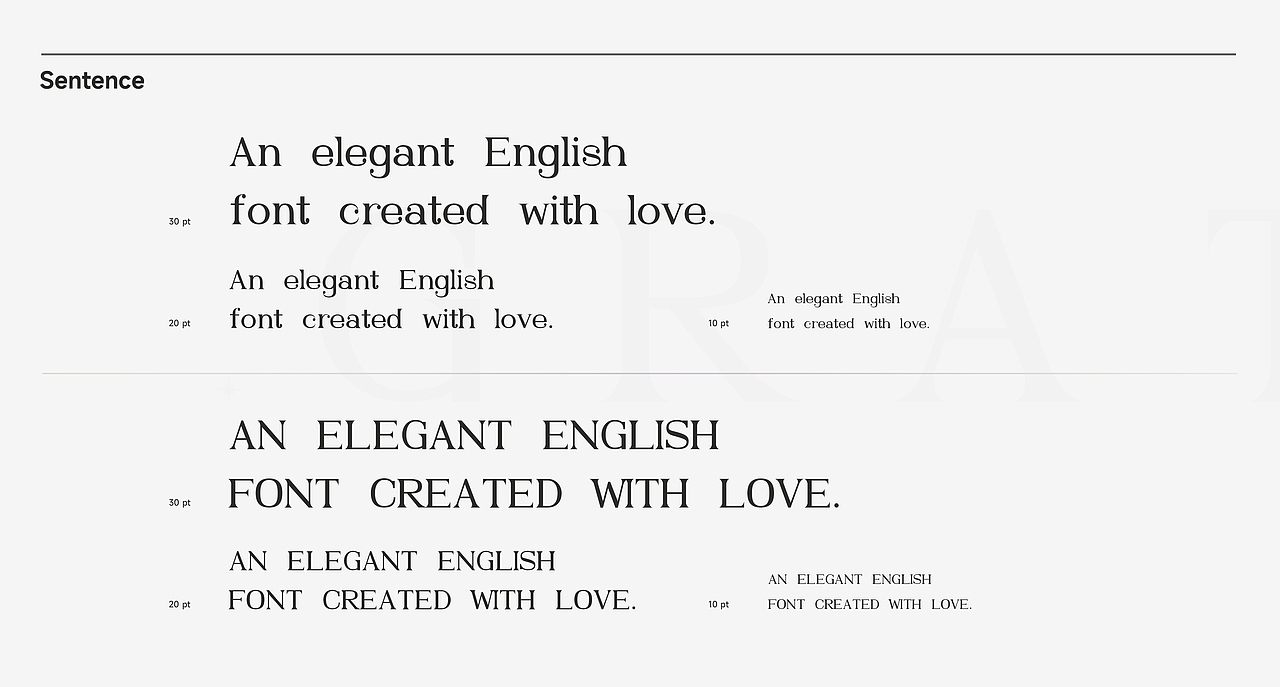 「Gratia」免费商用英文字体