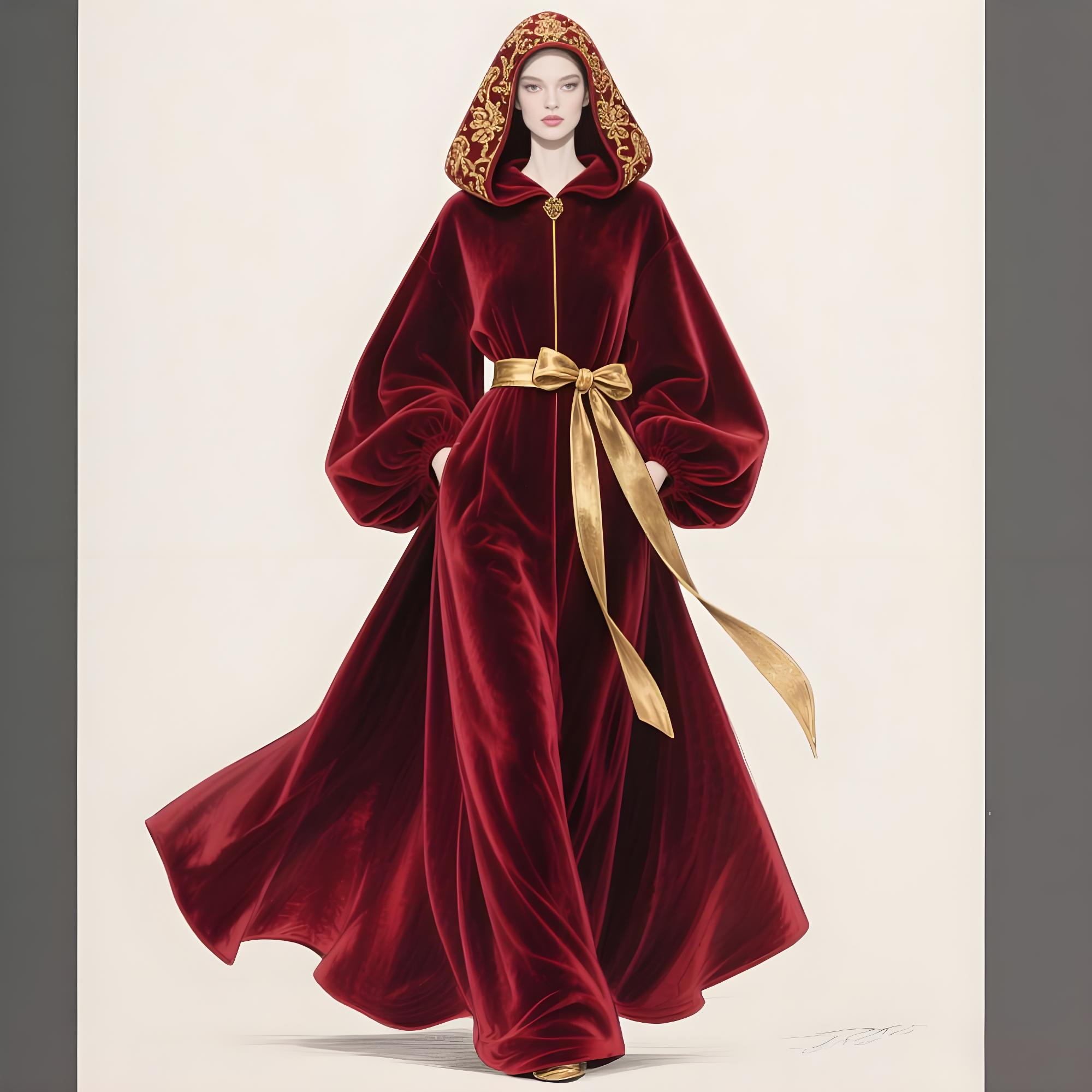 【解构之美：高定大衣手稿中的文化叙事】