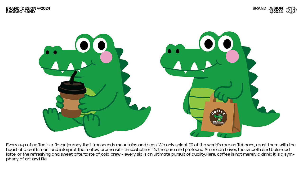 Wake the crocodile coffee