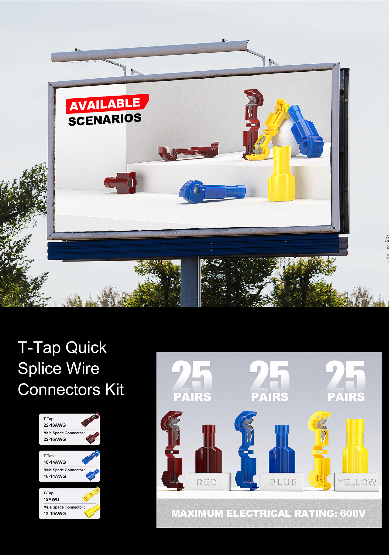 2025亚马逊项目「E系T型接插端子」（图ZMzkwNzcyNzk2） - 电商 - 站酷设计师SENMU_森木原创素材 - 站酷ZCOOL