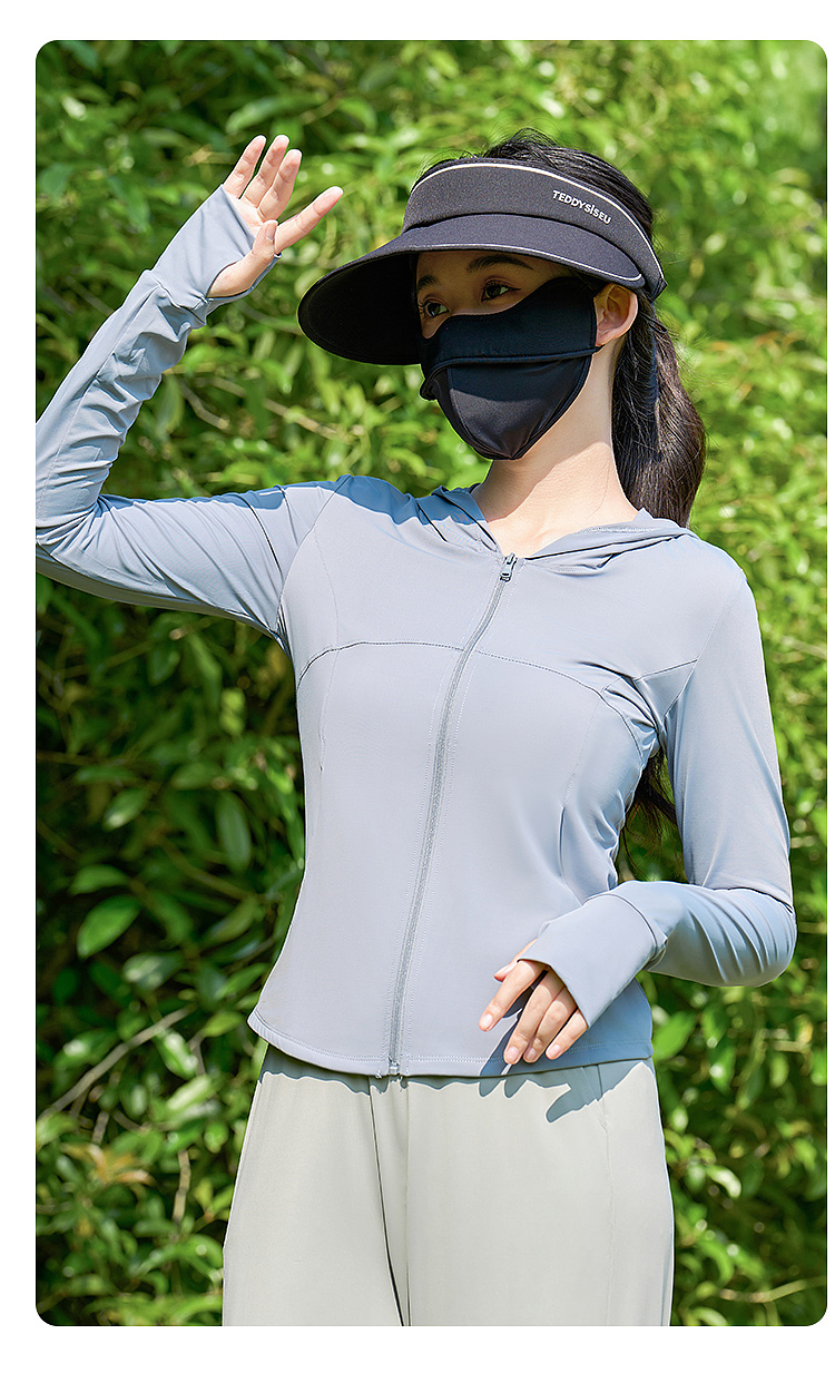 2025春款防晒衣拍照,义乌室外模特拍摄