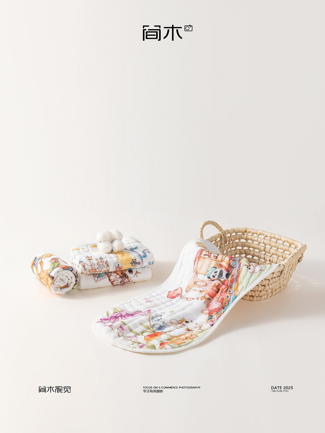 婴儿云片枕摄影丨简木视觉 母婴用品婴儿用品枕头拍摄