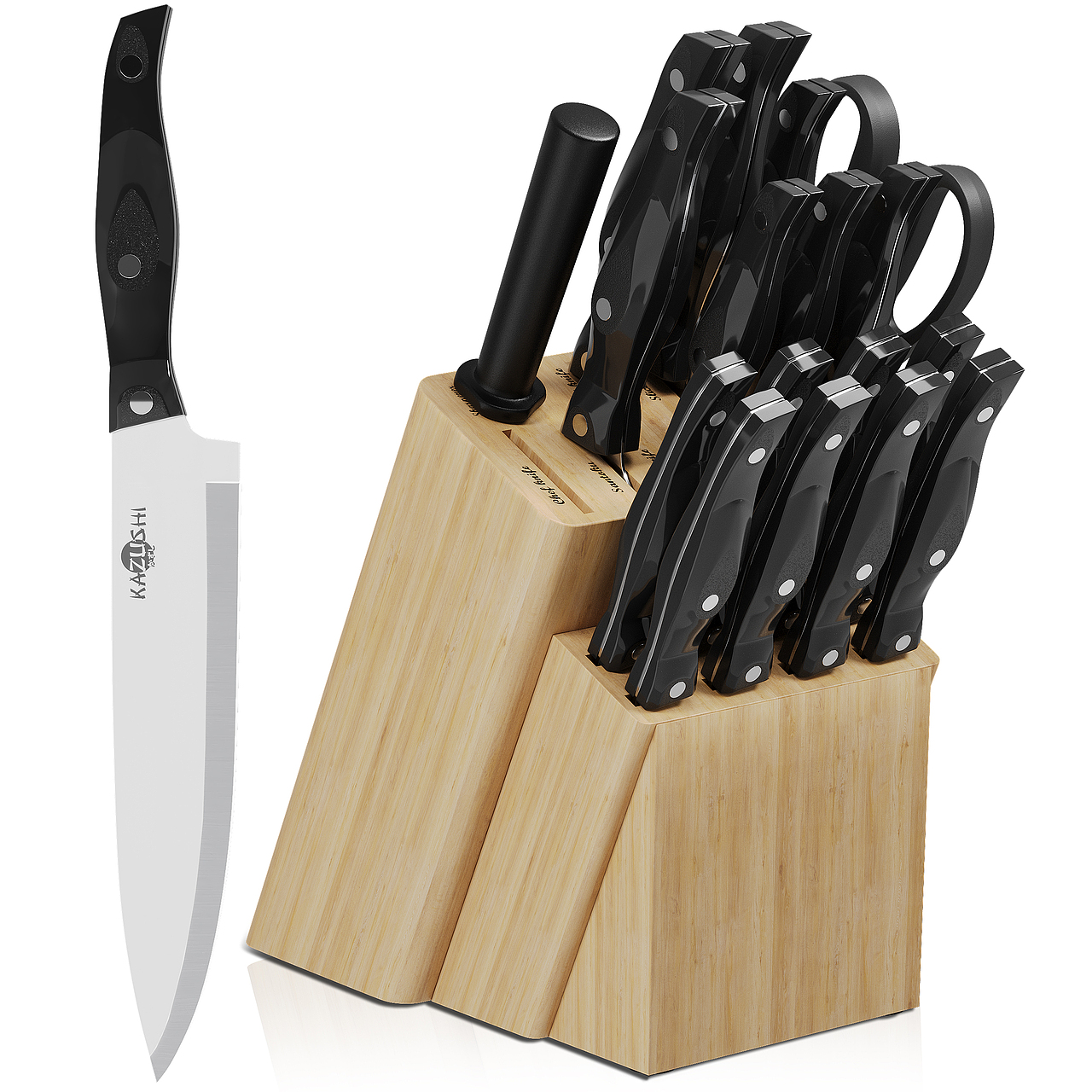 3dMax建模渲染_19件套带刀刀架