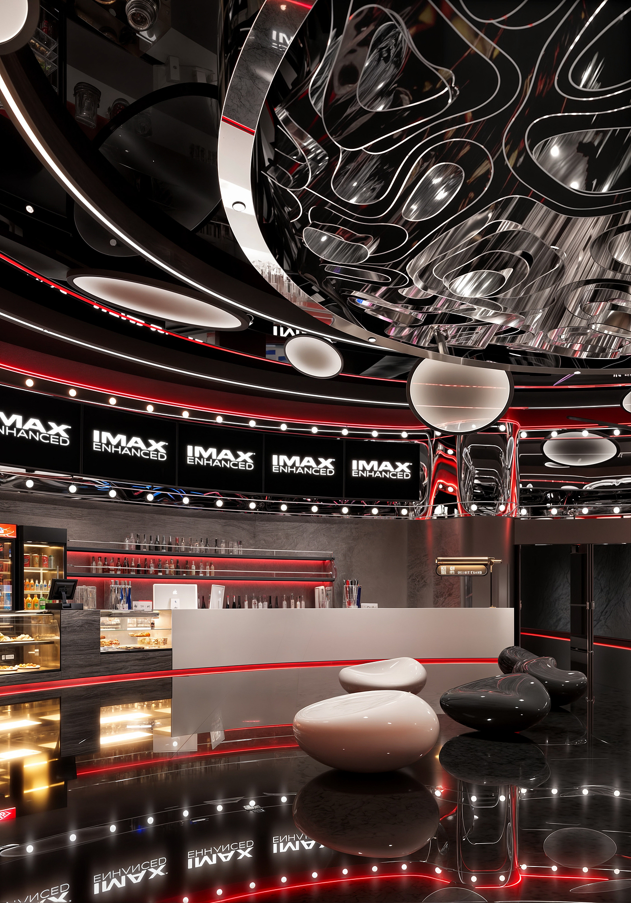 工装—电影院大厅——长沙佐尚视觉（图ZMzkwNzkzMjgw） - 商业空间设计 - 站酷设计师佐尚效果图官方原创素材 - 站酷ZCOOL